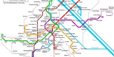 Viyana metro haritası, şehir