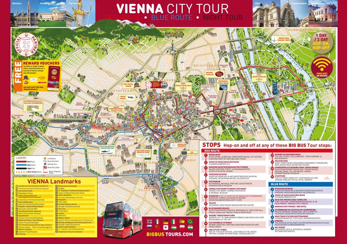 büyük otobüs, Viyana Haritayı göster