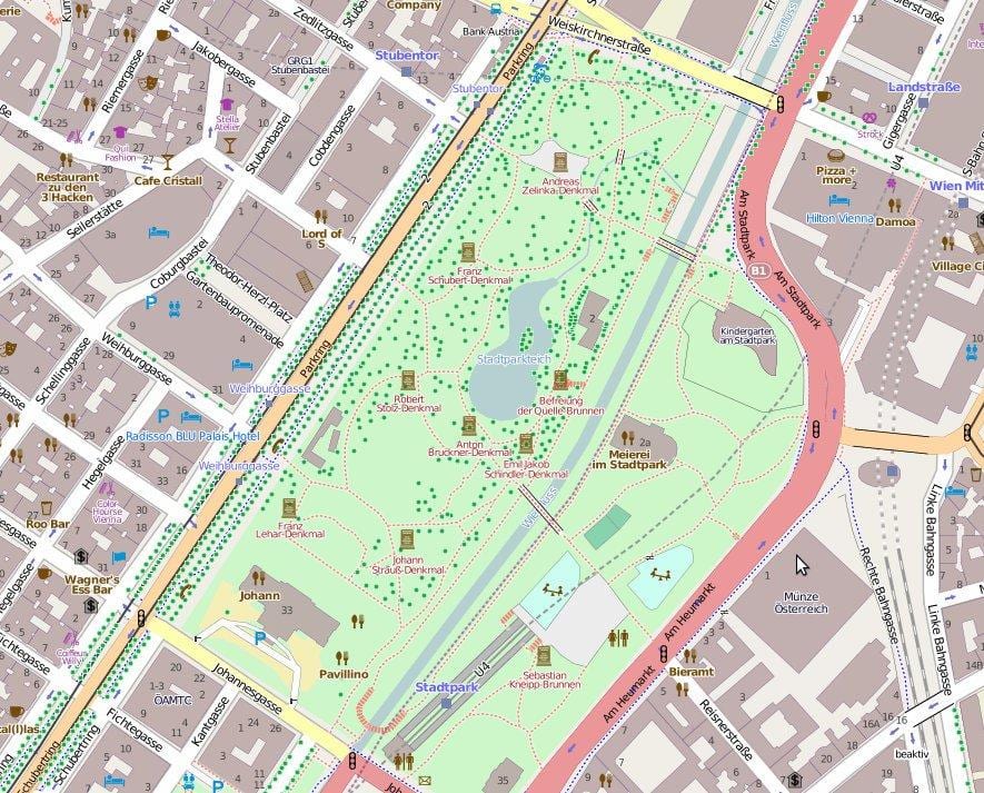 Prater, Viyana Haritayı göster 