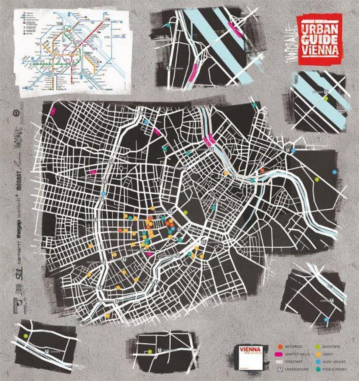 Sokak sanatı Viyana Haritayı göster 