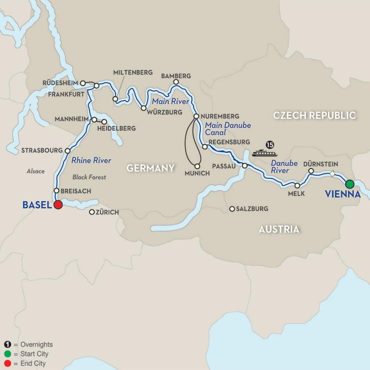 Tuna Nehri Viyana Haritayı göster 
