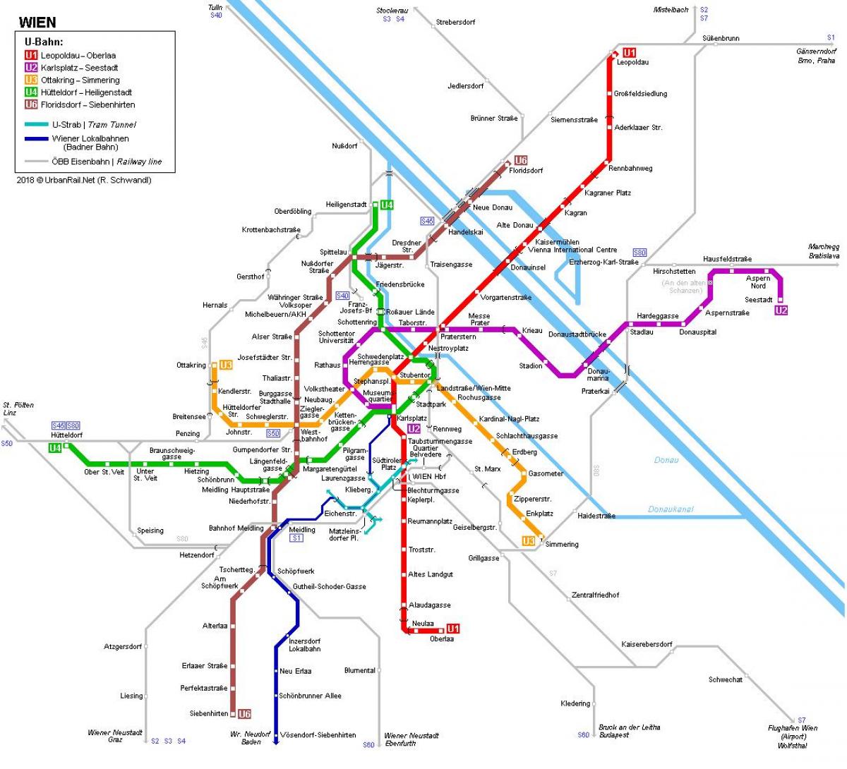 Uban Wien haritası 