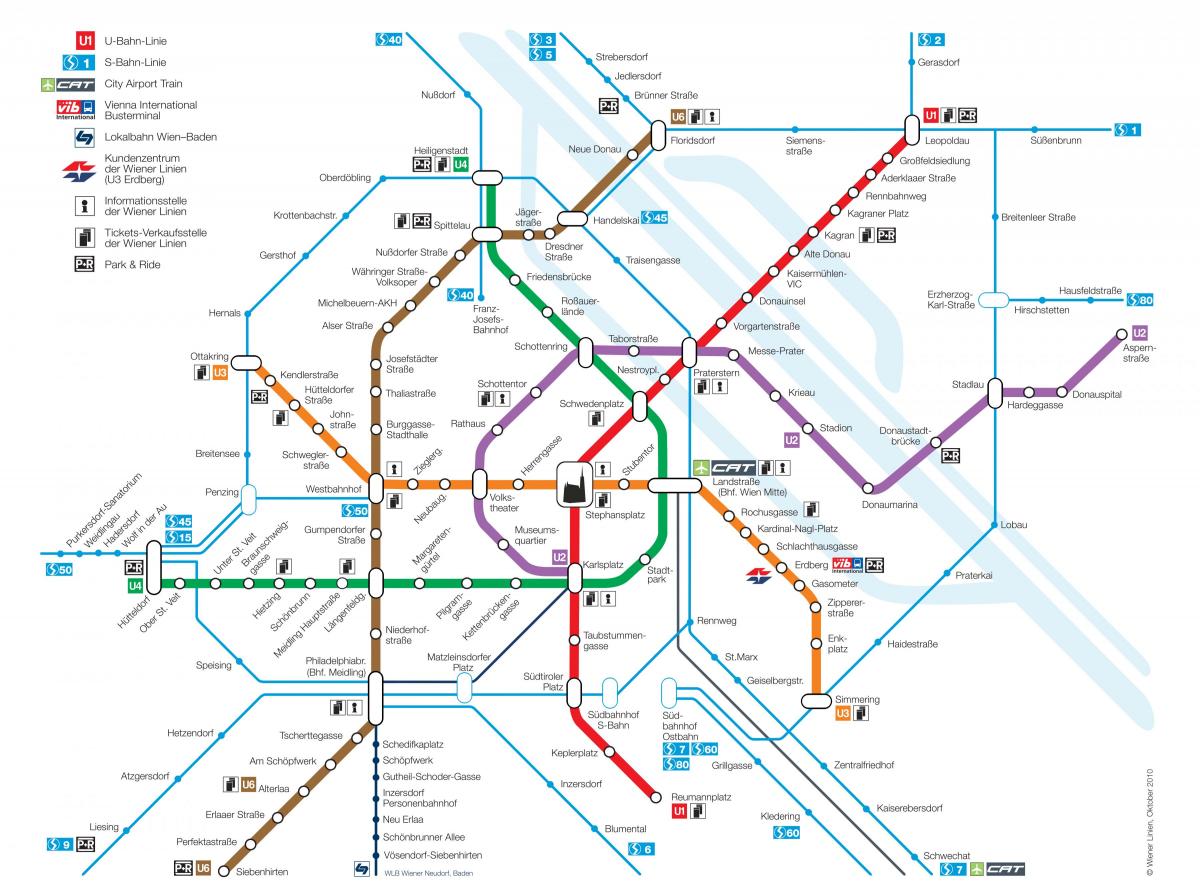 Viyana metro haritası
