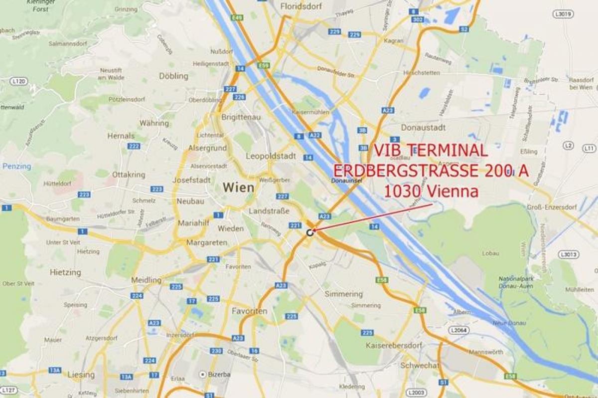 Viyana erdberg haritası 