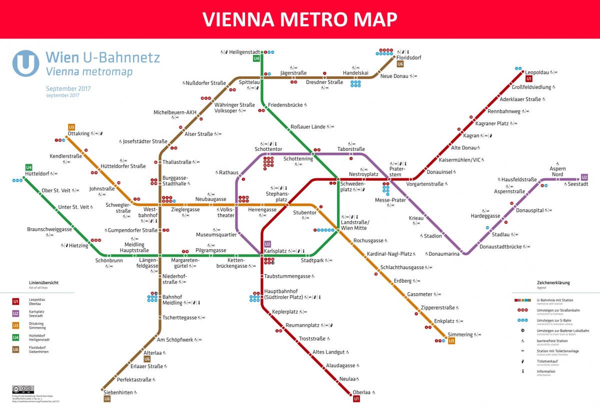 Viyana metro app göster 