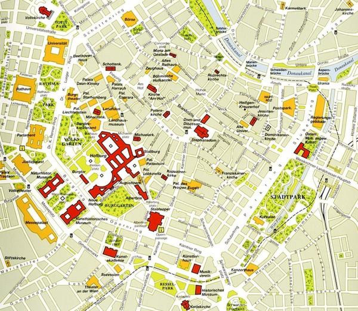 Viyana tarihi merkezi Haritayı göster