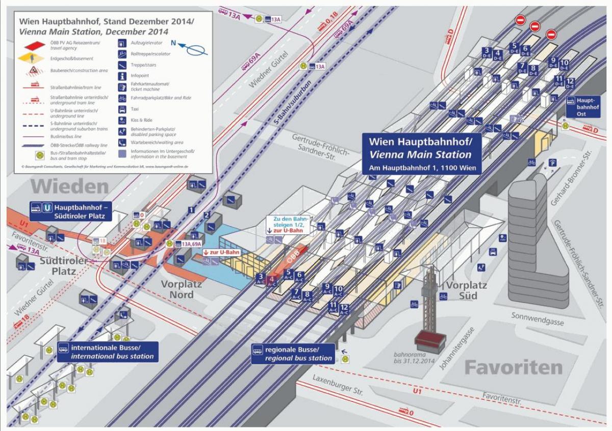 Wien haritası hbf platformu