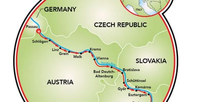 Passau Viyana bisiklet göster