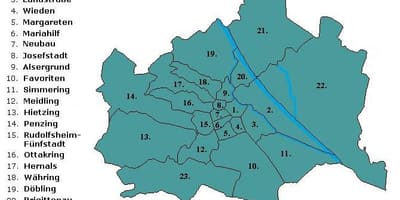 Wien ilçeleri göster