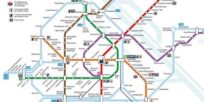 Viyana metro haritası