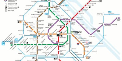 Wien, s-bahn göster